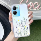 Floral Bush Transparent Silicon Case For Vivo T2x 5G