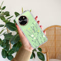 Floral Bush Transparent Silicon Case For Vivo T3X 5G