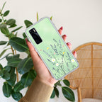 Floral Bush Transparent Silicon Case For Vivo V20 SE