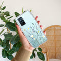 Floral Bush Transparent Silicon Case For Vivo V23E