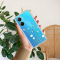 Floral Bush Transparent Silicon Case For Vivo V29E 5G
