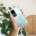 Floral Bush Transparent Silicon Case For Vivo V30 Pro 5G