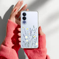 Floral Bush Transparent Silicon Case For Vivo V70 FE 5G