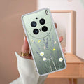 Floral Bush Transparent Silicon Case For Vivo X200 Pro 5G