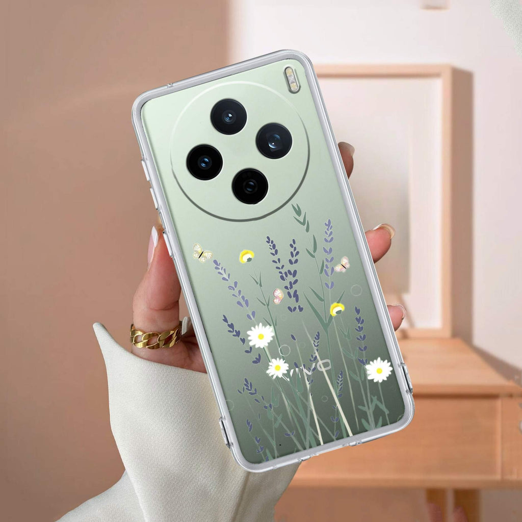 Floral Bush Anti Yellow Case For Vivo X200T 5G