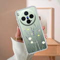 Floral Bush Transparent Silicon Case For Vivo X300 5G