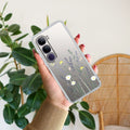 Floral Bush Transparent Silicon Case For Vivo Y300 5G