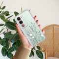 Floral Bush Transparent Silicon Case For Vivo Y31 5G
