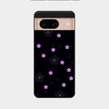 Floral Night Glass Case Cover For Google Pixel 8 5G