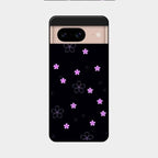Floral Night Glass Case Cover For Google Pixel 8 5G