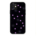Floral Night Glass Case Cover For iPhone 12