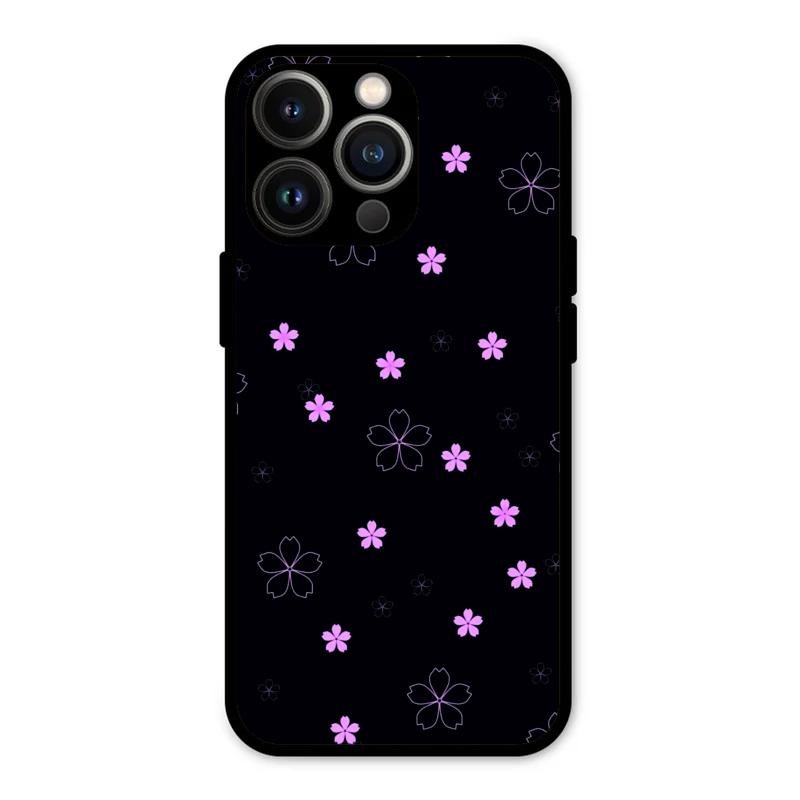 Floral Night Glass Case Cover For iPhone 13 Pro Max