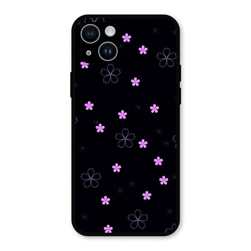 Floral Night Glass Case Cover For iPhone 14 Plus