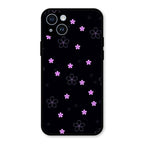 Floral Night Glass Case Cover For iPhone 14