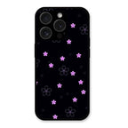 Floral Night Glass Case Cover For iPhone 15 Pro