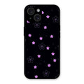 Floral Night Glass Case Cover For iPhone 15