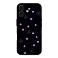 Floral Night Glass Case Cover For iPhone 16