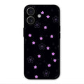 Floral Night Glass Case Cover For iPhone 17