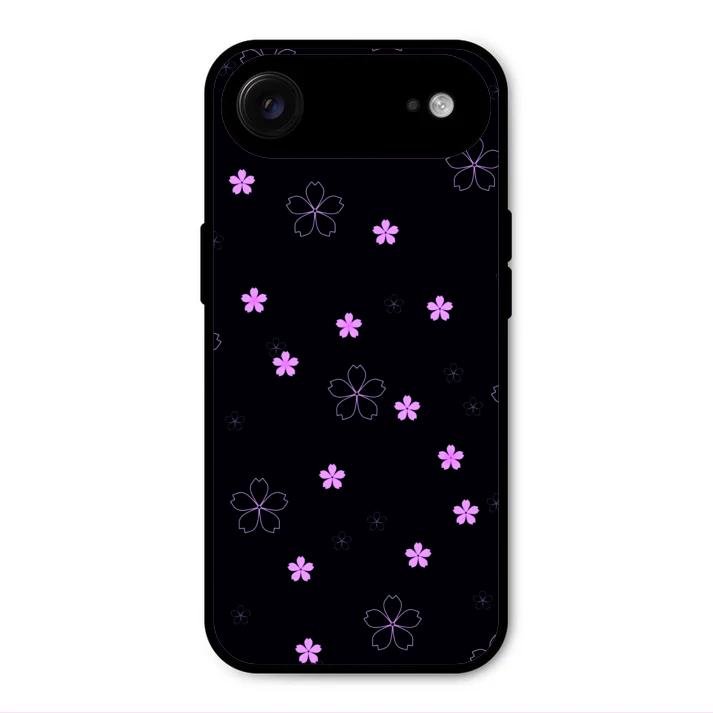 Floral Night Glass Case Cover For iPhone Air