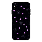 Floral Night Glass Case Cover For iPhone XS Max