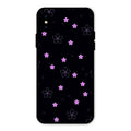 Floral Night Glass Case Cover For iPhone XS