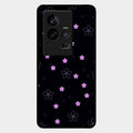 Floral Night Glass Case Cover For Iqoo 11 5G