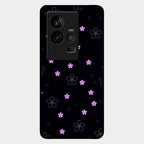 Floral Night Glass Case Cover For Iqoo 11 5G