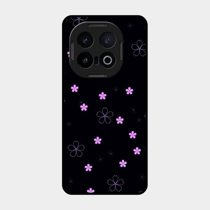 Floral Night Glass Case Cover For Iqoo 13 5G