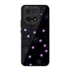 Floral Night Glass Case Cover For iQOO 15 5G