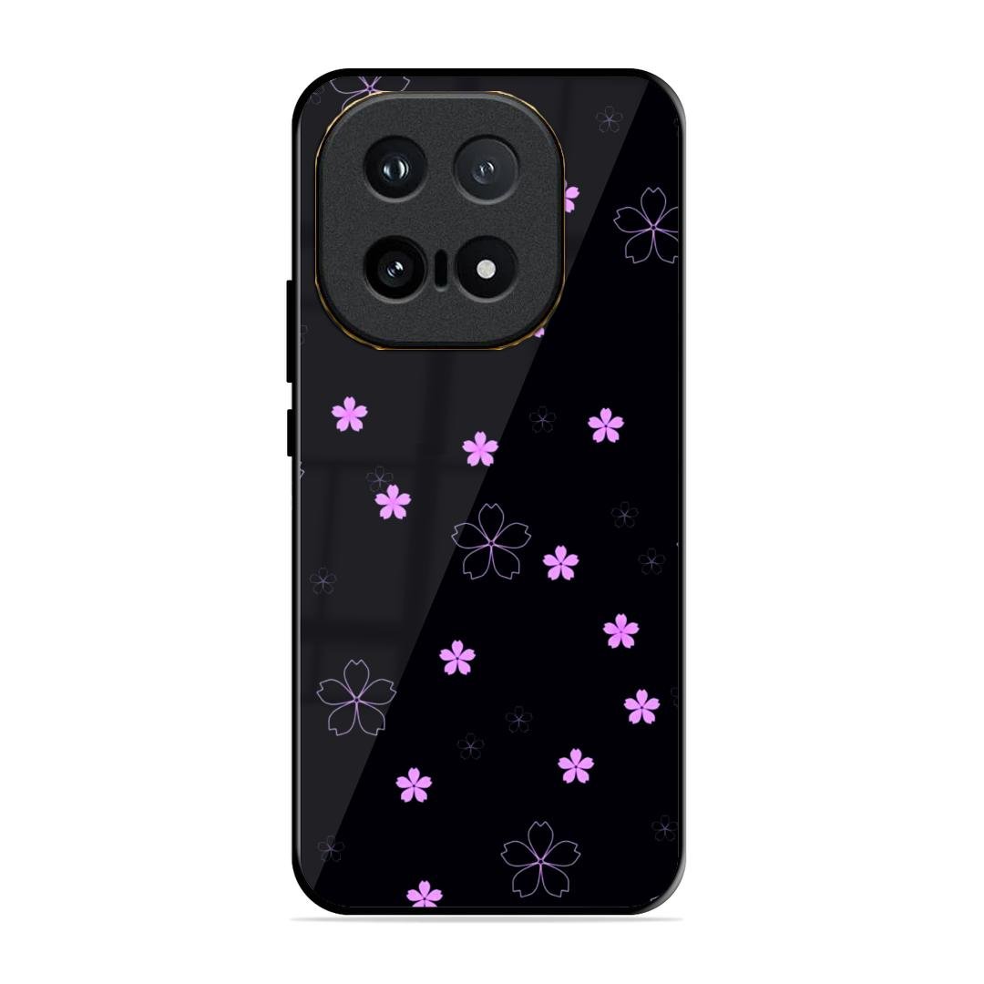 Floral Night Glass Case Cover For iQOO 15 5G