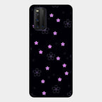 Floral Night Glass Case Cover For Iqoo 3 5G