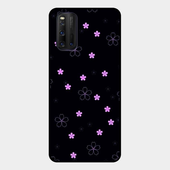 Floral Night Glass Case Cover For Iqoo 3 5G