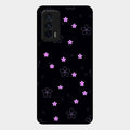 Floral Night Glass Case Cover For Iqoo 7 5G