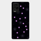 Floral Night Glass Case Cover For Iqoo 7 Legend 5G