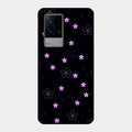 Floral Night Glass Case Cover For Iqoo 9 5G