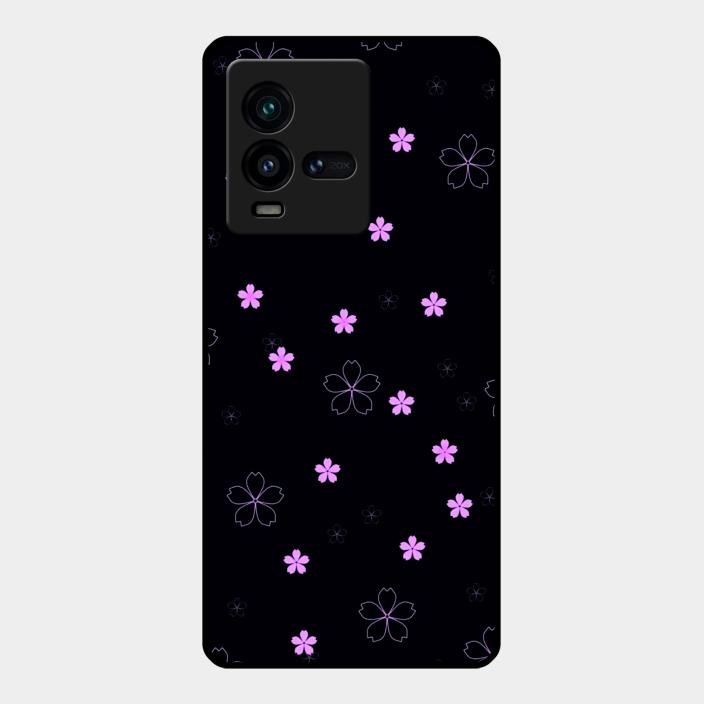 Floral Night Glass Case Cover For Iqoo 9T 5G