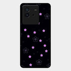 Floral Night Glass Case Cover For Iqoo Neo 6 5G