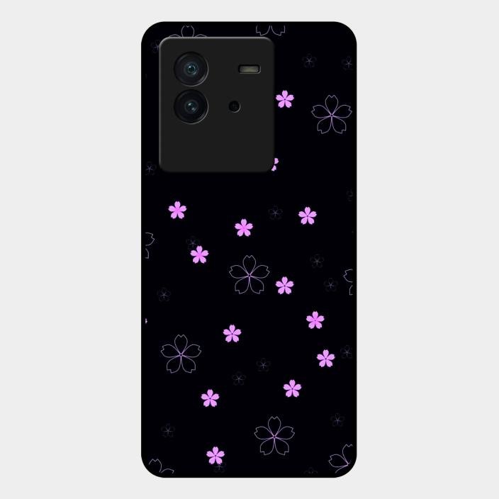 Floral Night Glass Case Cover For Iqoo Neo 6 5G