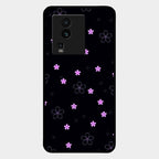 Floral Night Glass Case Cover For Iqoo Neo 7 Pro 5G
