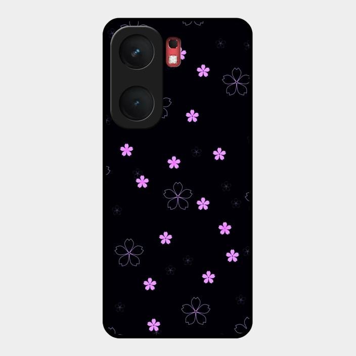 Floral Night Glass Case Cover For Iqoo Neo 9 Pro 5G