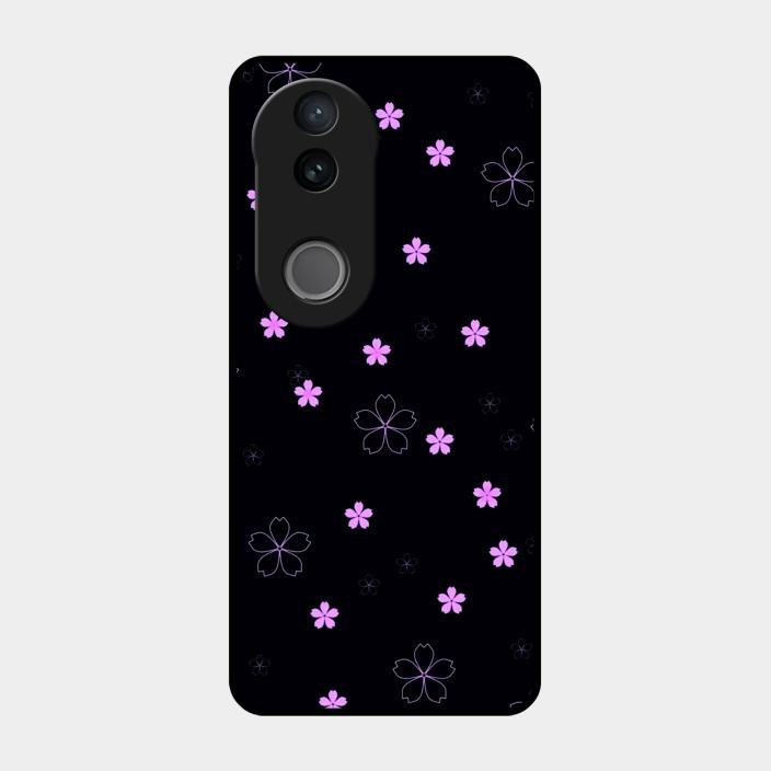 Floral Night Glass Case Cover For Iqoo Z10R