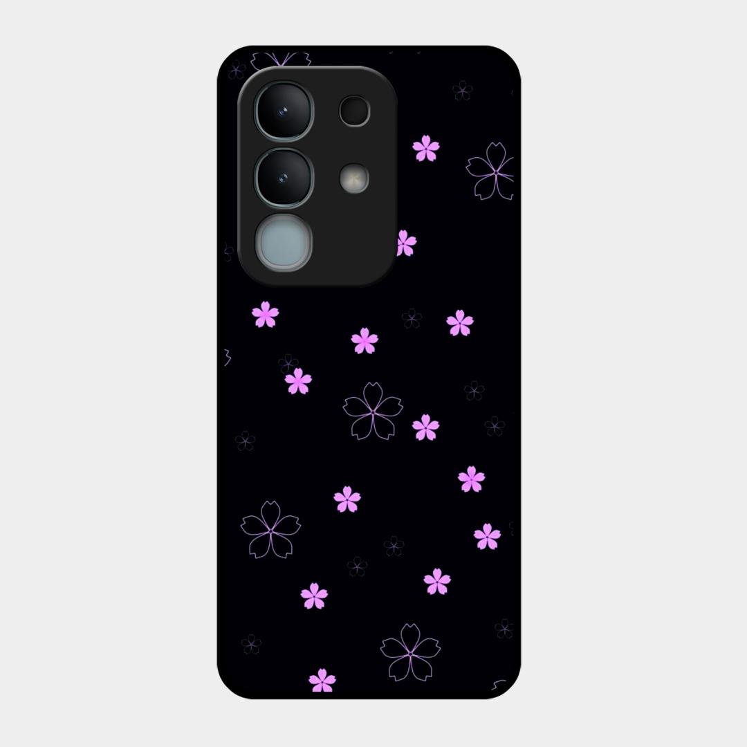 Floral Night Glass Case Cover For iQOO Z10x 5G