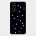 Floral Night Glass Case Cover For Iqoo Z3 5G
