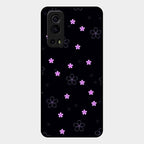 Floral Night Glass Case Cover For Iqoo Z3 5G