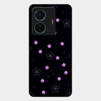 Floral Night Glass Case Cover For Iqoo Z6 Pro 5G