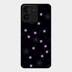 Floral Night Glass Case Cover For Iqoo Z9 5G