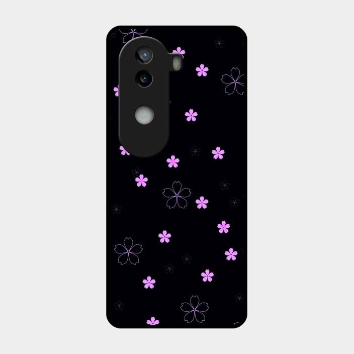 Floral Night Glass Case Cover For Iqoo Z9S 5G