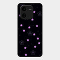 Floral Night Glass Case Cover For Iqoo Z9X 5G