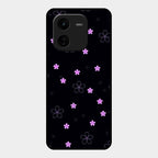 Floral Night Glass Case Cover For Iqoo Z9X 5G