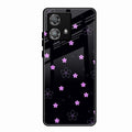 Floral Night Glass Case Cover For Motorola Edge 40 5G